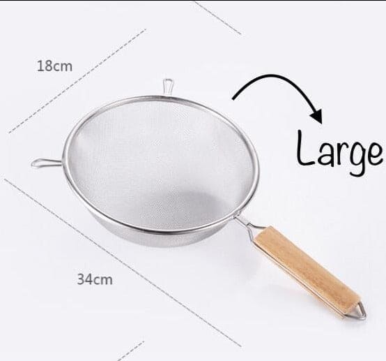 Set Of 3 Stainless Sieve Milk Machine Filter, Food Strainer Set With Sturdy Handles, Kitchen Mesh Filter Set Of 3 Stainless Sieve Milk Machine Filter, Food Strainer Set With Sturdy Handles, Kitchen Mesh Filter